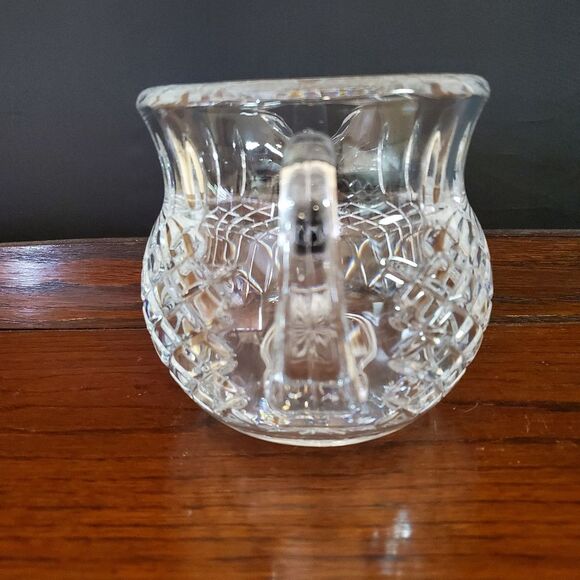 Heavy Leaded Cut Glass 5" Pitcher - Picture 2 of 10